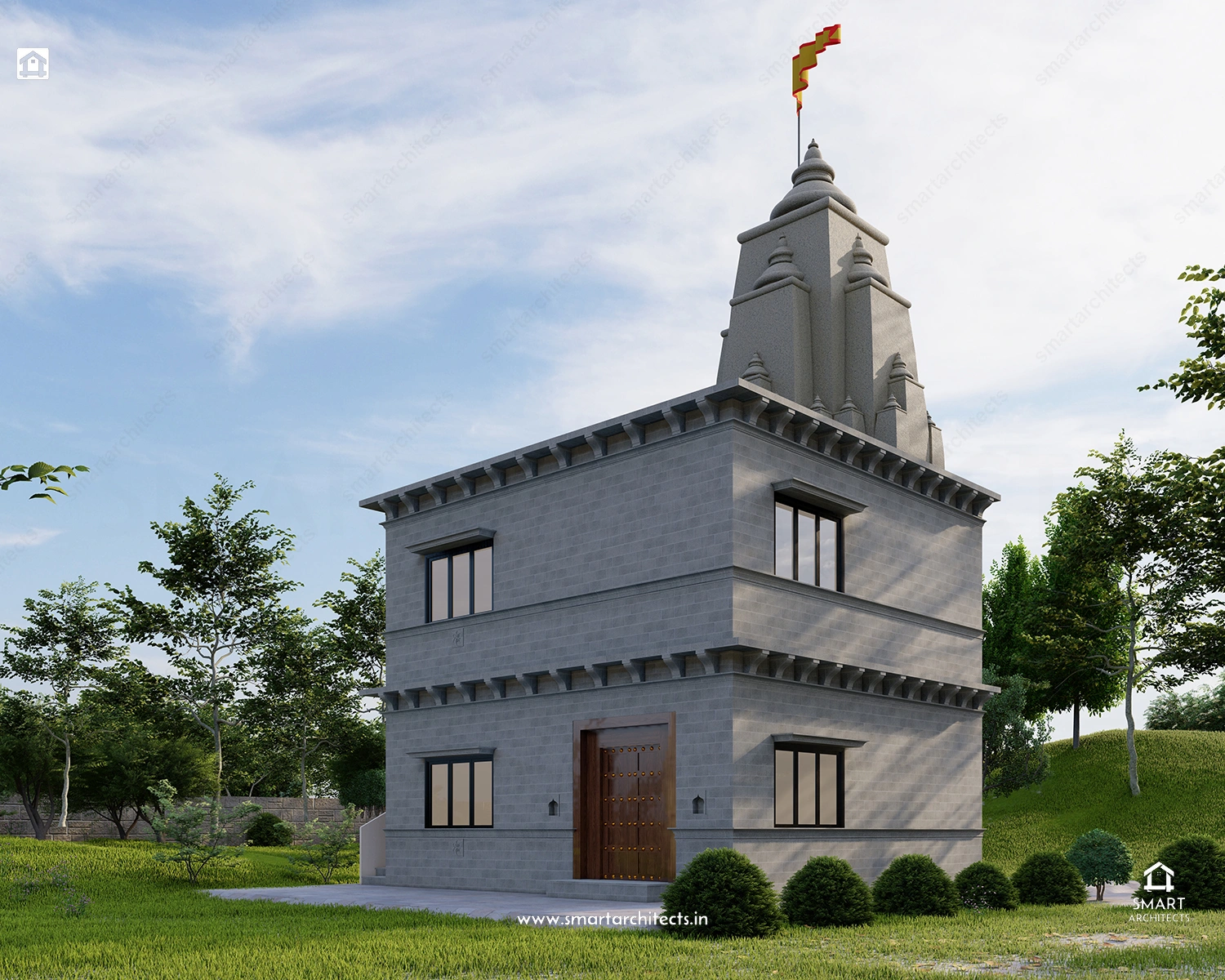 Temple design by Smart Architects